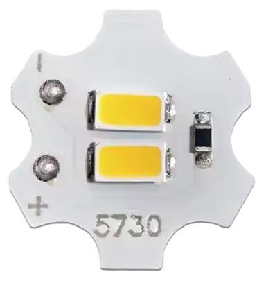 5V, 0.5W warm white LED with resistor (image for) 5V, 0.5W warm white LED with resistor