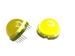 (image for) Everlight 20mm yellow LED - 12 pins