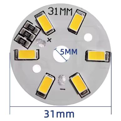 5V, 3W cool white LED array with resistors (image for) 5V, 3W cool white LED array with resistors