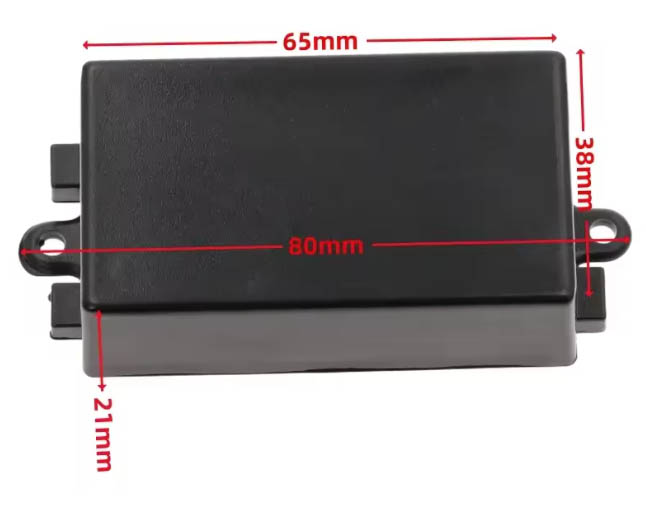 Mini jiffy box style enclosure with mounting lugs (image for) Mini jiffy box style enclosure with mounting lugs