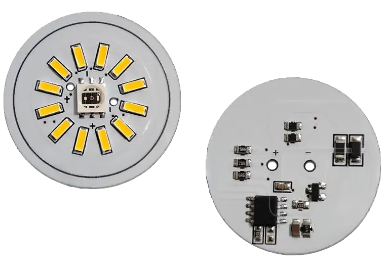 Warm white and animating RGB 3W LED PCB (image for) Warm white and animating RGB 3W LED PCB